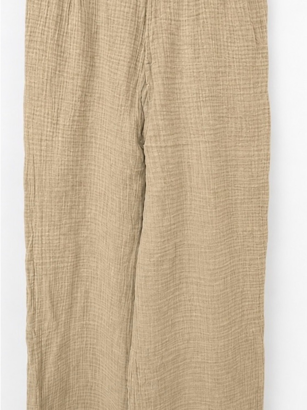 Zenana Women's Wide Leg Pants in Khaki Tan - Picture 2 of 2
